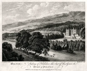 Bolton, North Riding of Yorkshire, siedziba Jego Łaski Księcia Bolton, 1775