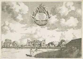 Bentley Hall: miedzioryt, [1686] (odbitka)