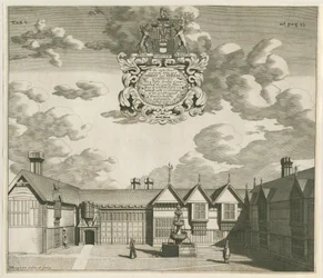 Chartley Manor House: grawerowanie, bd [1653-1686] (druk)