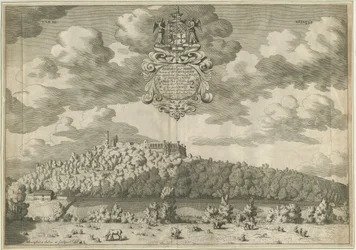 Zamek Dudley: miedzioryt, nd [1653-1686]