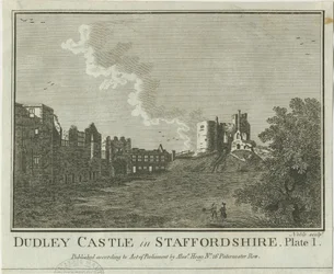 Zamek Dudley: miedzioryt, nd [1653-1686]