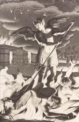 Ilustracja do Raju utraconego Johna Miltona, 1688.