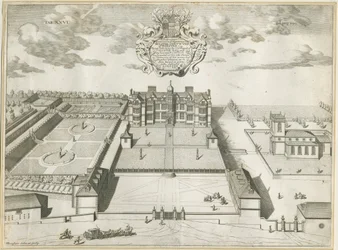 Ingestre Hall: miedzioryt, nd [1653-1686]