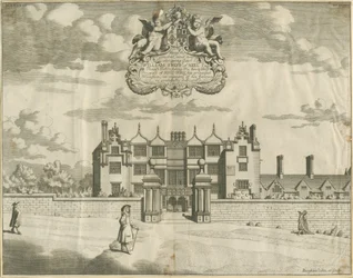 Keele Hall: miedzioryt, nd [1653-1686]