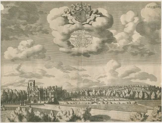 Trentham Hall: grawerowanie, nd [1686]