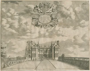 Trentham Hall: grawerowanie, nd [1686]