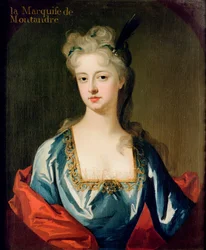 Portret Mary Anne Spanheim (1682-1772), żony Francois de la Rochefoucauld, markiza de Montandre