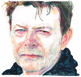 David Bowie (akwarela)