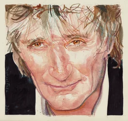 Rod Stewart (akwarela)