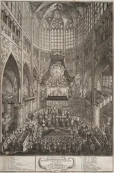 Koronacja Marii Teresy na Zamku Praskim, 1743.
