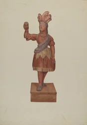 Sklep z cygarami Indian, ok. 1930 r. 1939.