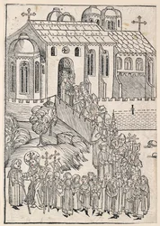 Chrystus pozdrawiający pielgrzyma, ok. 1491 r.