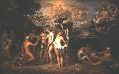 Sąd Paryski (olej na płótnie)