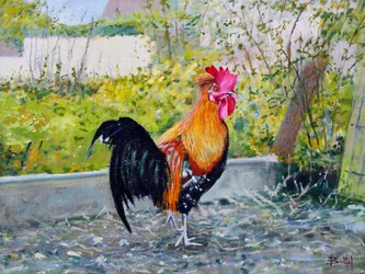Le Coq Lico, 2003 (olej na płycie)