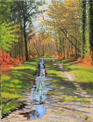 Path to the Oil Fern, 2018 (olej na płótnie)