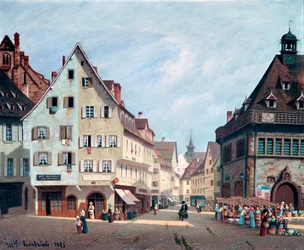 Rynek Owocowy, Colmar, 1875
