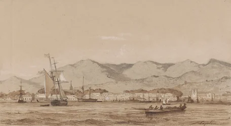 Port w Hiszpanii, z portu