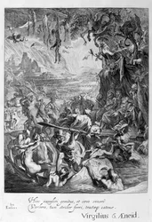 Scena piekła, 1655