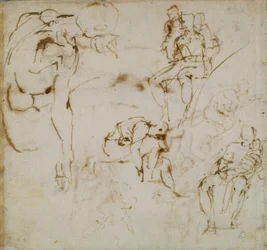 Strona ze szkicownika, c1490-1560