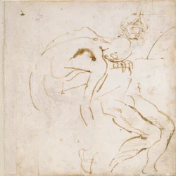 Dwa częściowe badania figur, c1490-1560