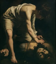 Dawid z głową Goliata