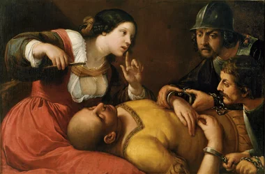 Samson i Delilah (obraz na płótnie)