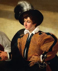 Wróżka, detal, ok. 1596-97 (olej na płótnie)