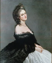Portret Virginii Oldoini Verasis (olej na płótnie)