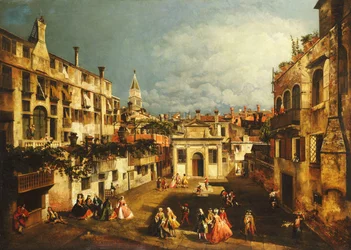 Campo San Gallo, Wenecja, ok. 1740
