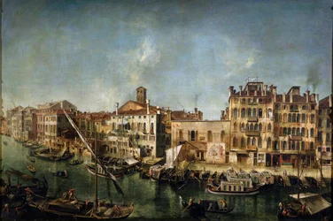 Widok na Canal Grande z Fondamenta Del Vin, 1736-1737.