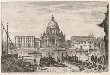 Widoki Wenecji: SM Della Salute, 1741.