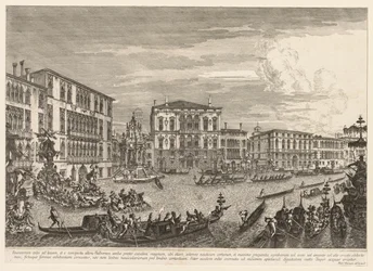 Widoki Wenecji: Regaty, 1741.
