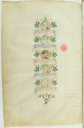 Genealogia Viscontich (BNF, ms lat. 5888) btv1b10020318d, f36