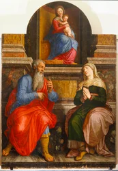 Madonna, Joachim i Anna, jej rodzice