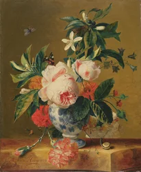 Wazon z kwiatami, 1729