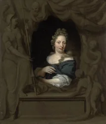 Portret Evy Visscher, żony Michiela van Musschera