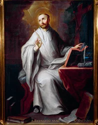 Reprezentacja św. Bernarda z Clairvaux (1090-1153)
