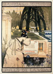 Prezentacja plakatowa „Kart życia”, cykl litografii ilustrujących wiersze prozą Santiago Rusinol y (i) Prats (1861-1931)
