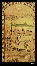 Podbój Meksyku: Hernando Cortes (1485-1547) nakazuje zniszczenie statków i spotyka się z ambasadorami Montezumy (1466-1520) w 1520