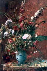 Wielka martwa natura z kwiatami, 1881