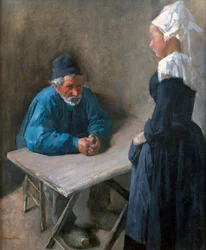 Zaręczyny służącej, ok. 1864-1900