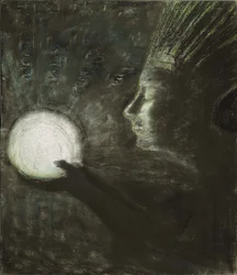 Przyjaźń par Ciurlionis, Mikalojus Konstantinas (1875-1911). Pastel na papierze, format: 73,4x63,5