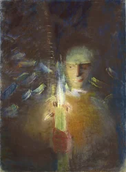 Część Prawdy Ciurlionis, Mikalojus Konstantinas (1875-1911). Pastel na papierze, format: 91x66,8