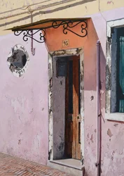 Numer 93 Burano (olej na panelu)