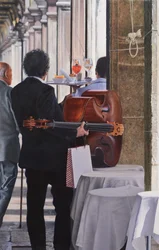 Piazza San Marco (olej na panelu)