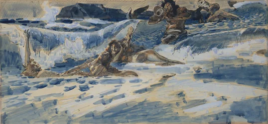 Gra na najadach i trytonach, 1896-1898