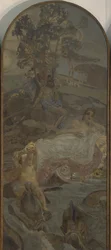 Tryptyk Wenus, Amor i Paryski Sąd Paryski, część środkowa, 1893