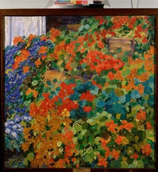 Dywan August - Obraz Michaiła Nikołajewicza Jakowlewa (1880-1942), olej na płótnie