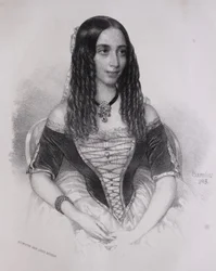 Portret Emilii Lemouton (Miklós Barabás, 1845)