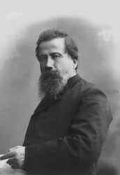 Portret kompozytora Amilcare Ponchielli 1834-1886.
